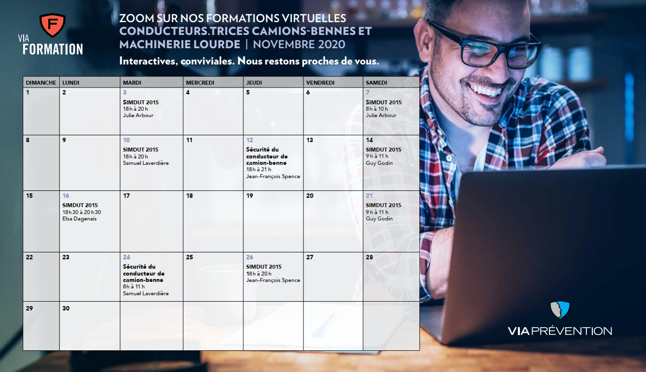 Formations Novembre
